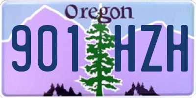 OR license plate 901HZH