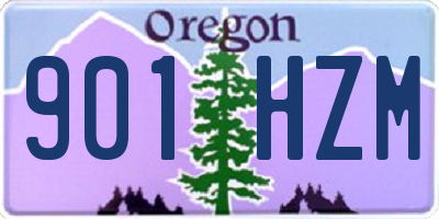 OR license plate 901HZM