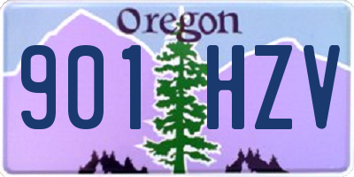 OR license plate 901HZV