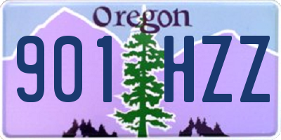 OR license plate 901HZZ