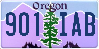 OR license plate 901IAB