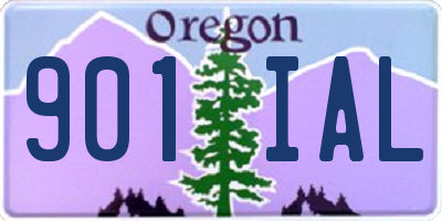 OR license plate 901IAL