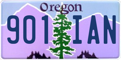 OR license plate 901IAN