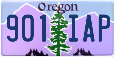 OR license plate 901IAP