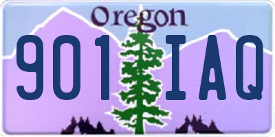 OR license plate 901IAQ