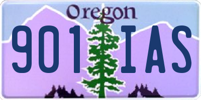 OR license plate 901IAS