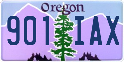 OR license plate 901IAX
