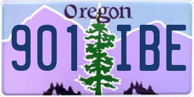 OR license plate 901IBE