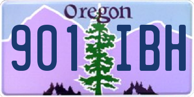 OR license plate 901IBH
