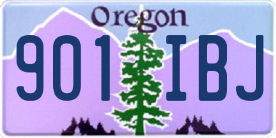 OR license plate 901IBJ