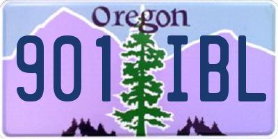OR license plate 901IBL