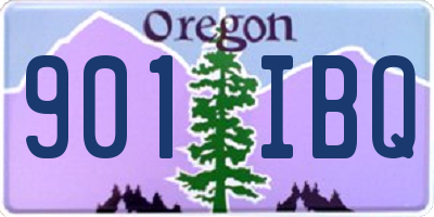 OR license plate 901IBQ
