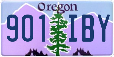 OR license plate 901IBY