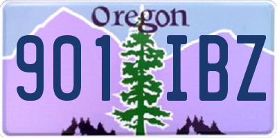 OR license plate 901IBZ