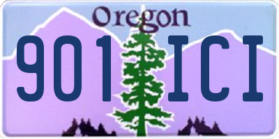 OR license plate 901ICI