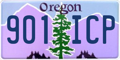 OR license plate 901ICP