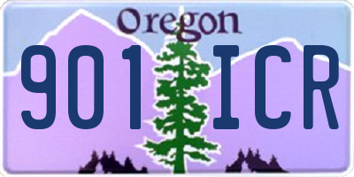 OR license plate 901ICR