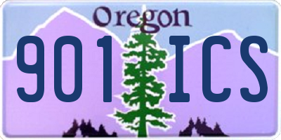 OR license plate 901ICS