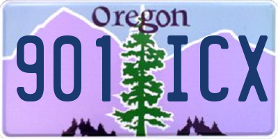 OR license plate 901ICX