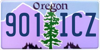 OR license plate 901ICZ