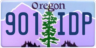 OR license plate 901IDP