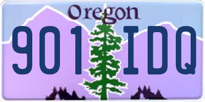 OR license plate 901IDQ