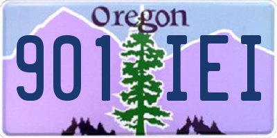 OR license plate 901IEI