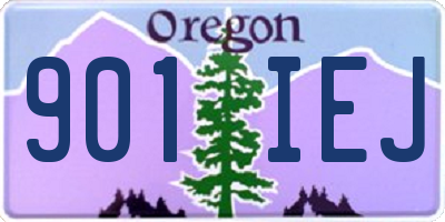OR license plate 901IEJ