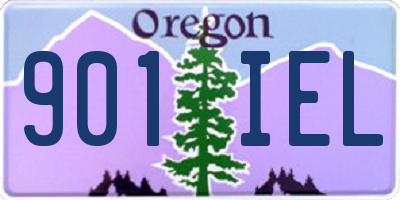 OR license plate 901IEL