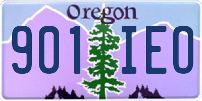 OR license plate 901IEO