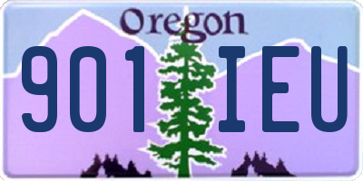 OR license plate 901IEU