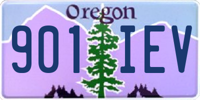 OR license plate 901IEV
