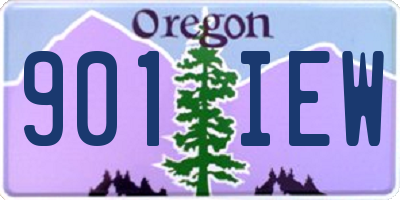 OR license plate 901IEW