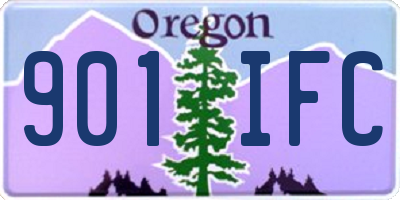 OR license plate 901IFC
