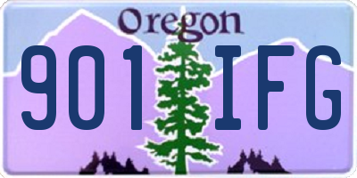 OR license plate 901IFG