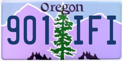 OR license plate 901IFI