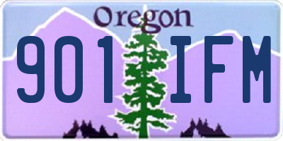 OR license plate 901IFM