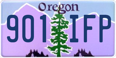 OR license plate 901IFP