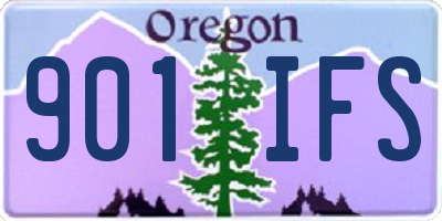 OR license plate 901IFS