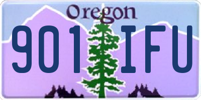 OR license plate 901IFU