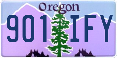 OR license plate 901IFY
