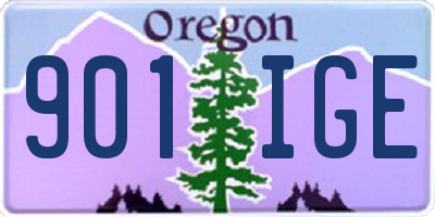 OR license plate 901IGE