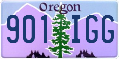 OR license plate 901IGG