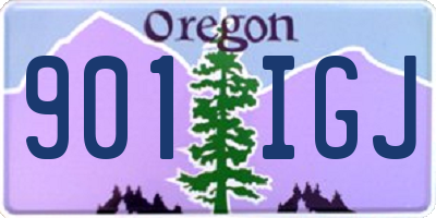 OR license plate 901IGJ