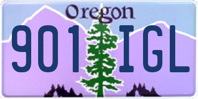 OR license plate 901IGL