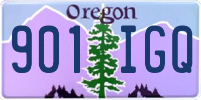 OR license plate 901IGQ