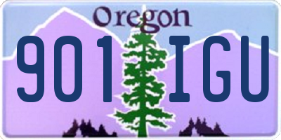 OR license plate 901IGU