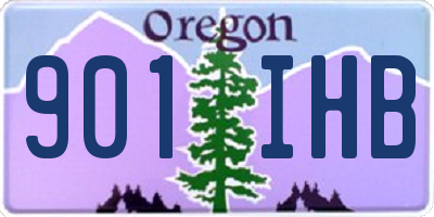 OR license plate 901IHB