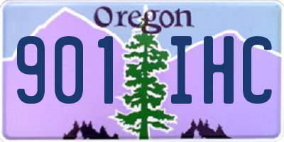 OR license plate 901IHC