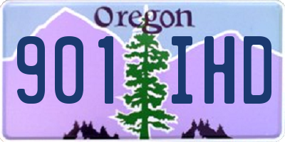 OR license plate 901IHD